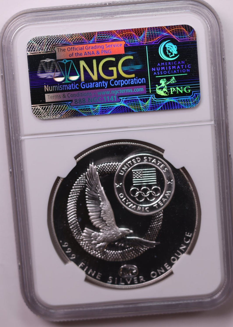 2014 1 OZT Silver Medal., OLYMPIC WINTER GAMES., NGC., Store