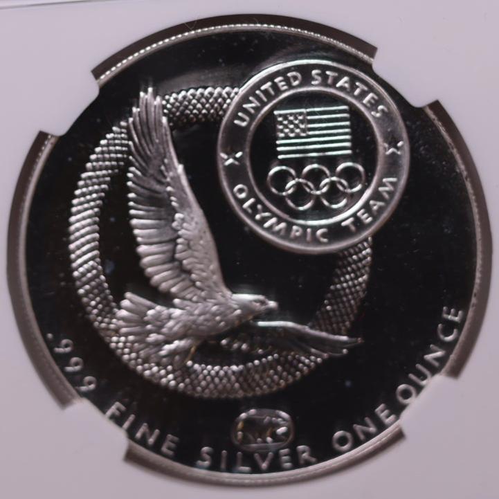 2014 1 OZT Silver Medal., OLYMPIC WINTER GAMES., NGC., Store