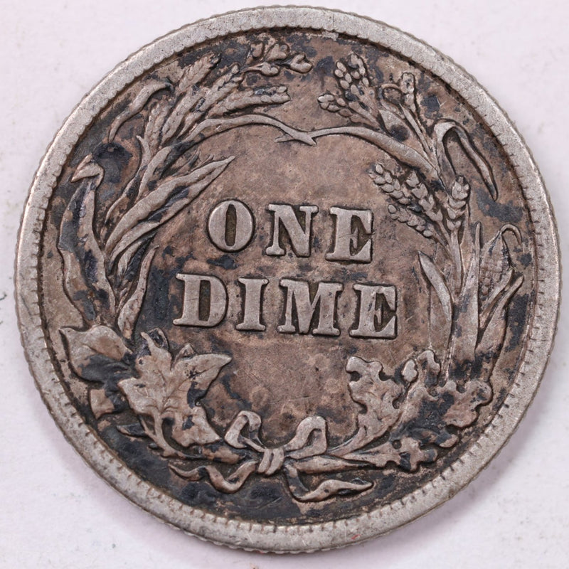 1906 10 Cent., Barber Silver Dime., Extra Fine Coin., Store