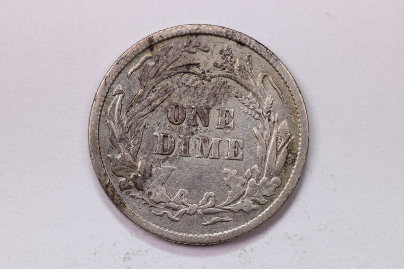 1900 10 Cent., Barber Silver Dime., Very Fine Circulated Coin., Store