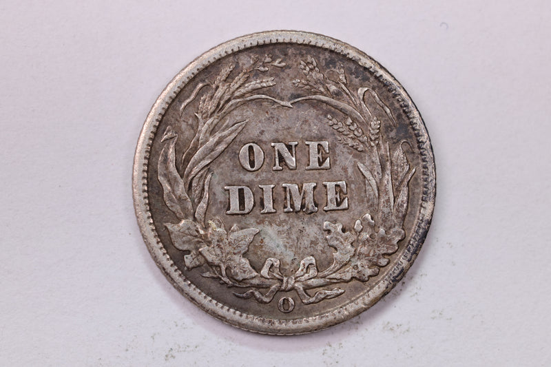 1905-O 10 Cent., Barber Silver Dime., Extra Fine Circulated Coin., Store