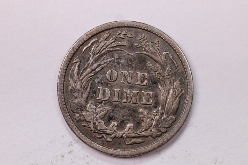 1905 10 Cent., Barber Silver Dime., Extra Fine Circulated Coin., Store