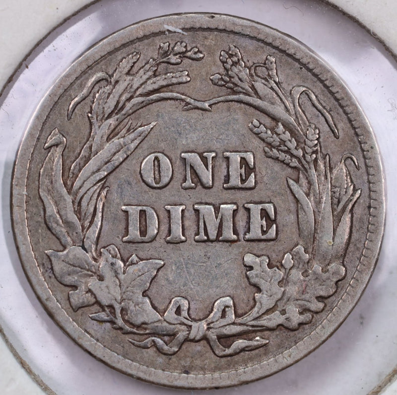 1903 10 Cent., Barber Silver Dime., Fine+ Circulated Coin., Store