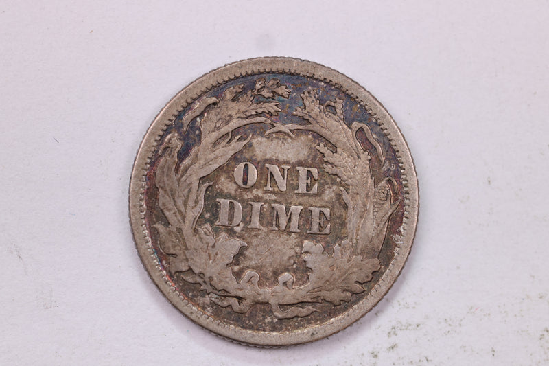 1891 10 Cent., Seated Liberty Silver Dime., Extra Fine Circulated Coin., Store