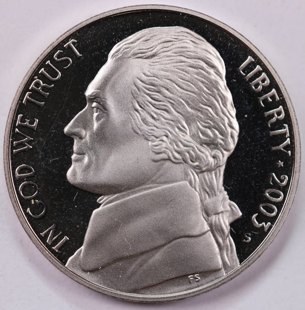 2003-S Jefferson Nickel, Proof coin, Store #PN003S