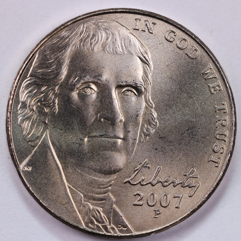 2007-P Jefferson Nickel, Uncirculated coin, Store