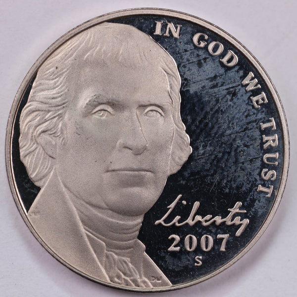 2007-S Jefferson Nickel, Proof coin, Store #PN007S