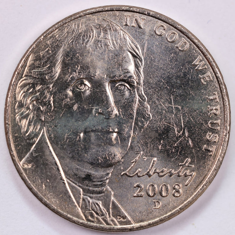 2008-D Jefferson Nickel, Uncirculated coin, Store