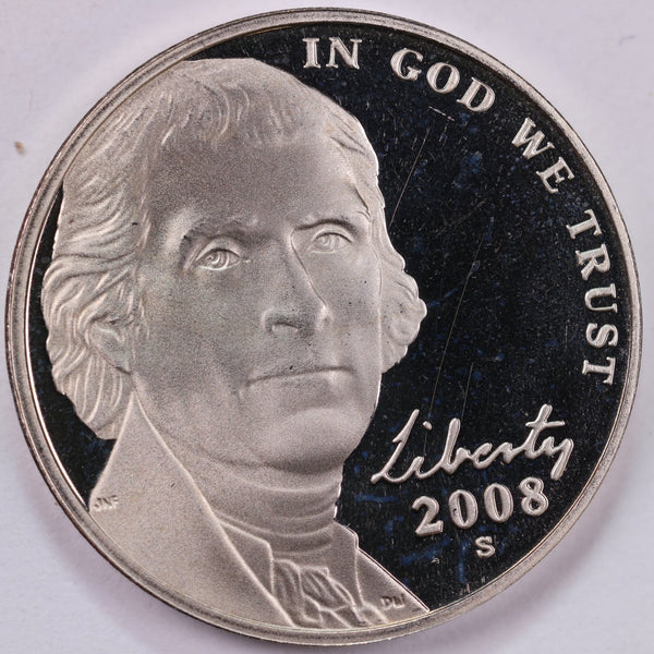 2008-S Jefferson Nickel, Proof coin, Store #PN008S