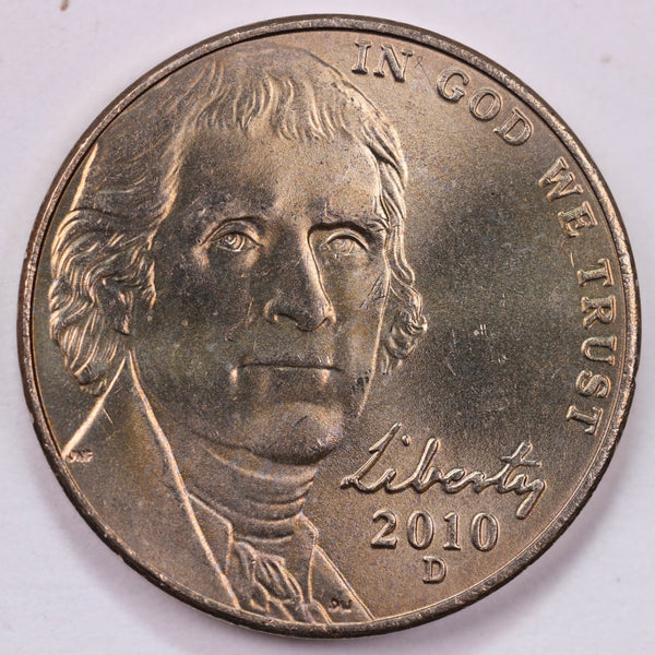 2010-D Jefferson Nickel, Uncirculated coin, Store #UN010D