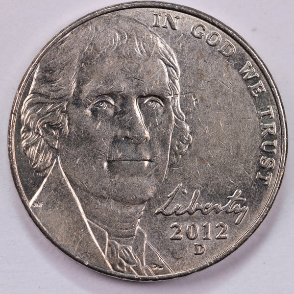 2012-D Jefferson Nickel, Uncirculated coin, Store #UN012D