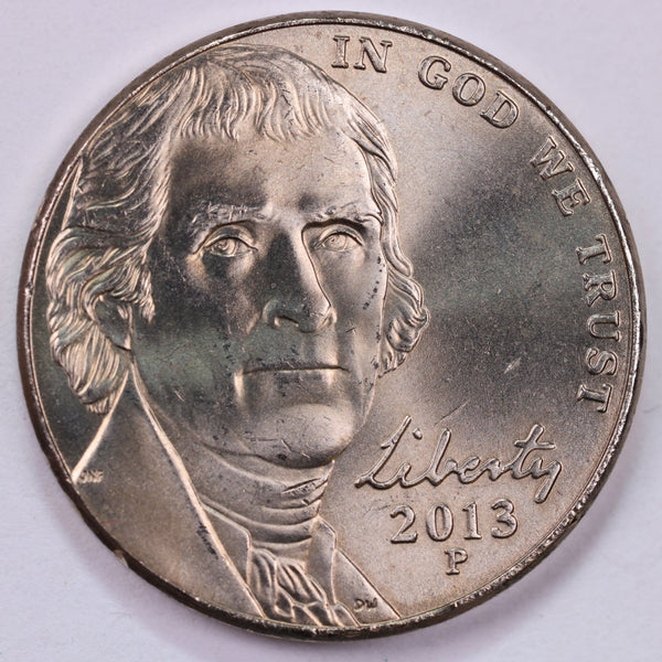 2013-P Jefferson Nickel, Uncirculated coin, Store #UN013P