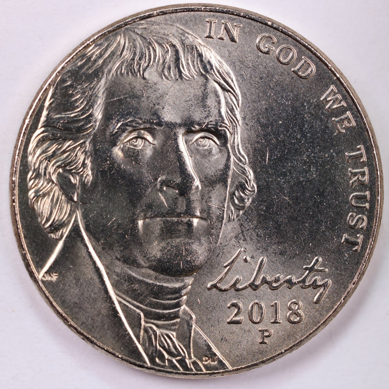 2018-P Jefferson Nickel, Uncirculated coin, Store