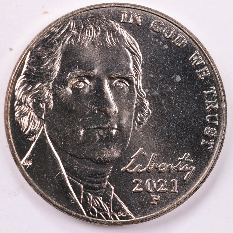 2021-P Jefferson Nickel, Uncirculated coin, Store