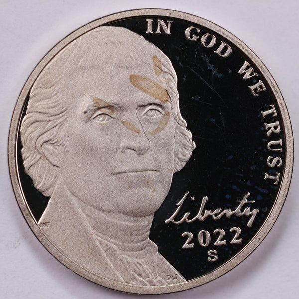 2022-S Jefferson Nickel, Proof coin, Store #PN022S