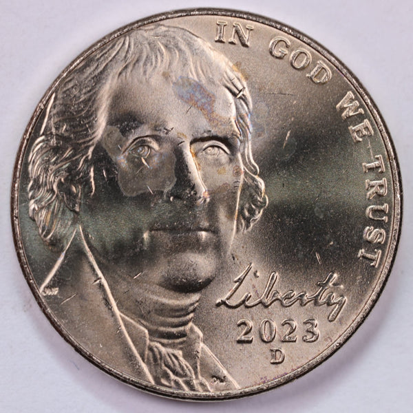 2023-D Jefferson Nickel, Uncirculated coin, Store #UN023D