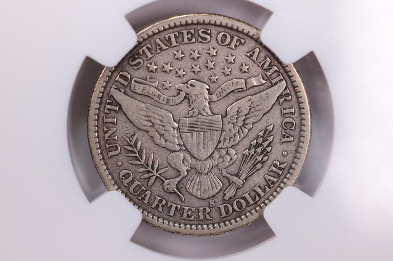 1896-S Barber Silver Quarter., Semi-Key., NGC Fine 12., Store