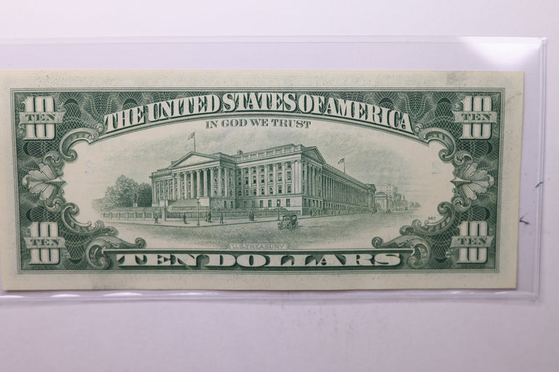 1985 $10 Federal Reserve Note. Crisp Uncirculated., Store Sale