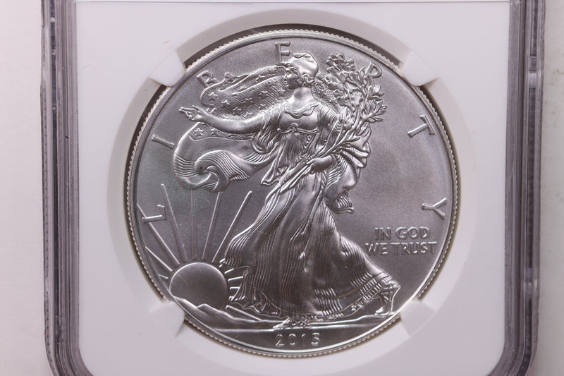 2015 American Silver Eagle., NGC Graded; MS-69., Store