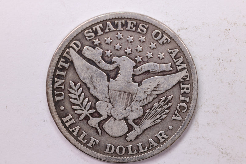 1892 Barber Half Dollar., Very Good Circulated Coin., Store