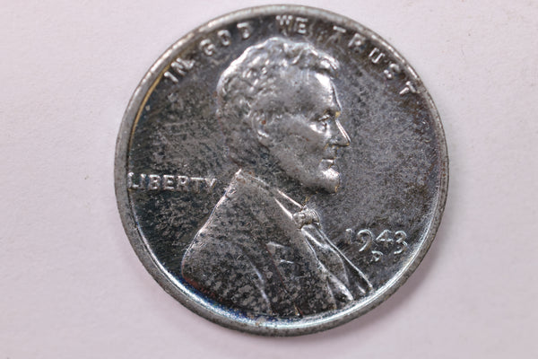 1943-D Lincoln Wheat Cent., Extra Fine Circulated Coin., Store #1863