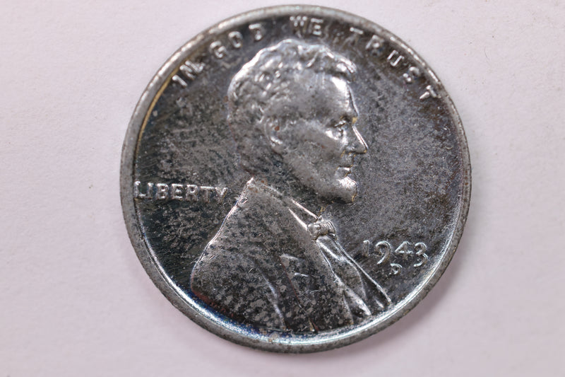 1943-D Lincoln Wheat Cent., Extra Fine Circulated Coin., Store