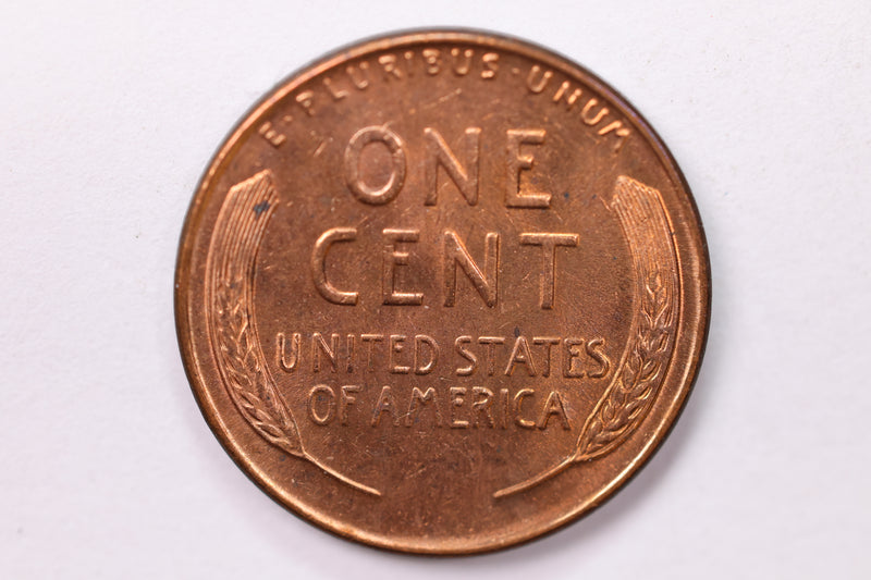 1944-D Lincoln Wheat Cent., Red Mint State., Uncirculated Coin., Store