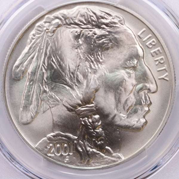 2001-D $1., Buffalo, Silver Commemorative., PCGS MS-69.,  #1890