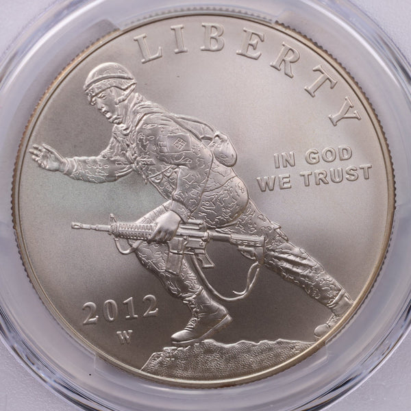 2012-W., Infantry, Silver Commemorative., PCGS MS-70.,  #1888