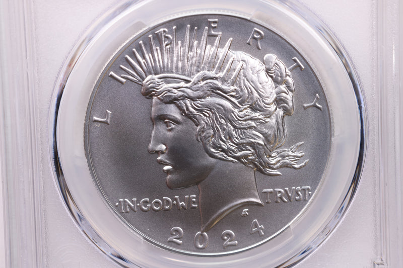 2024 $1, Peace Dollar Commemorative Coin., PCGS MS-69.,