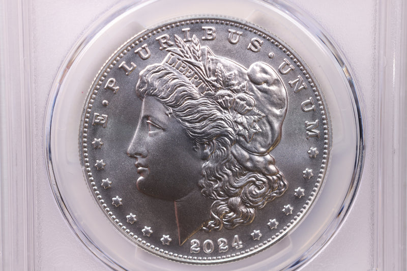 2024 $1, Morgan Silver Dollar Commemorative Coin., PCGS MS-70.,