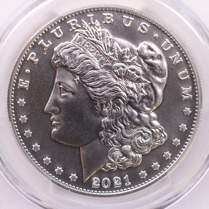 2021-D $1, Morgan Silver Dollar Commemorative Coin., PCGS MS-70.,