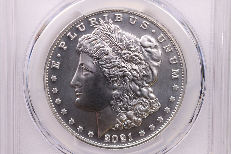 2021-S $1, Morgan Silver Dollar Commemorative Coin., PCGS MS-69.,