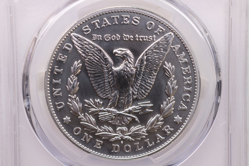 2021-S $1, Morgan Silver Dollar Commemorative Coin., PCGS MS-69.,