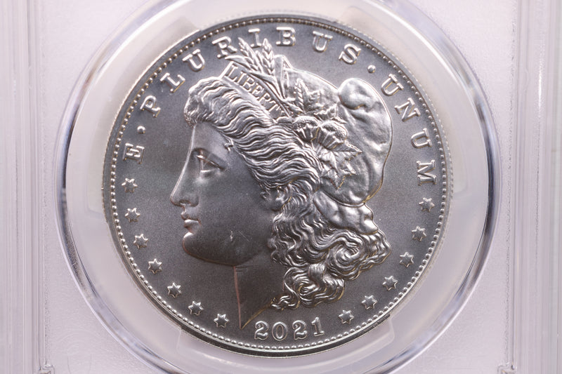 2021-O $1, Morgan Silver Dollar Commemorative Coin., PCGS MS-69.,