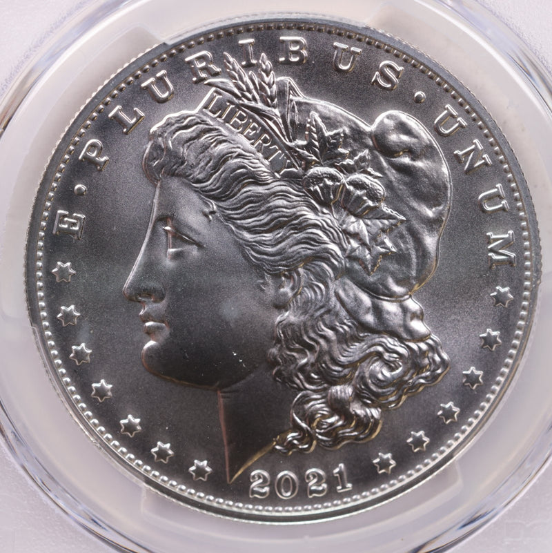 2021-O $1, Morgan Silver Dollar Commemorative Coin., PCGS MS-69.,