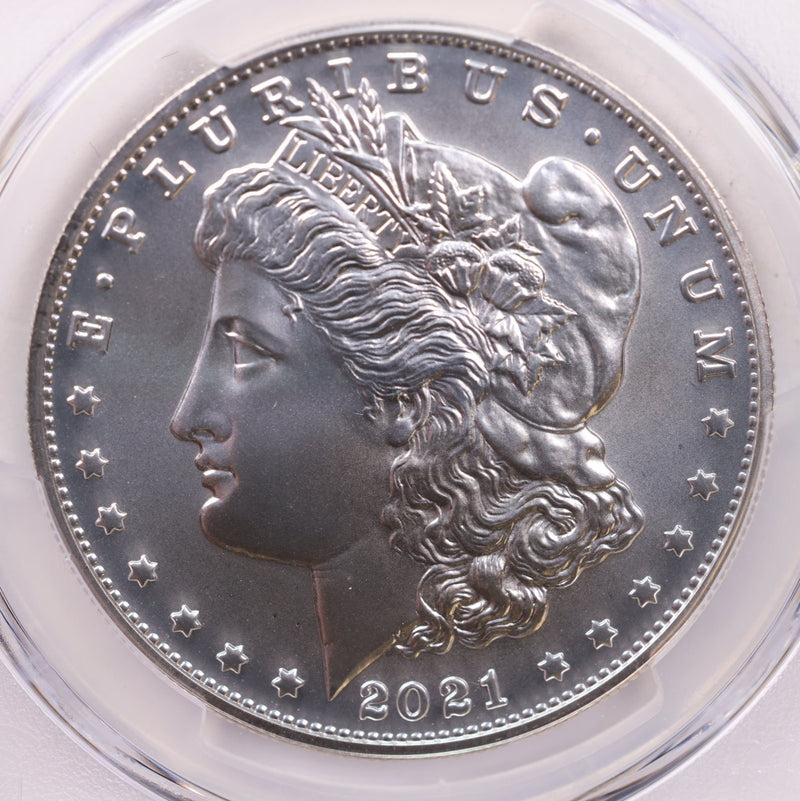 2021-O $1, Morgan Silver Dollar Commemorative Coin., PCGS MS-70.,