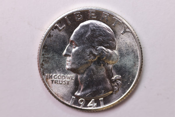 1941-S Washington Silver Quarter, Affordable Collectible Coins. Large Store Sale #035301