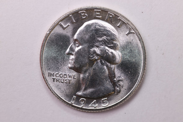 1945-S Washington Silver Quarter, Affordable Collectible Coins. Large Store Sale #035325