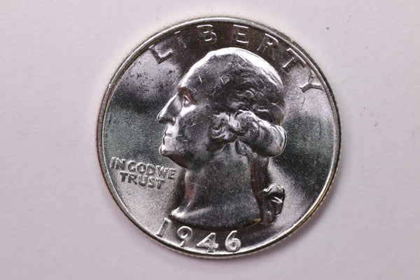 1946 Washington Silver Quarter, Affordable Collectible Coins. Large Store Sale #035327