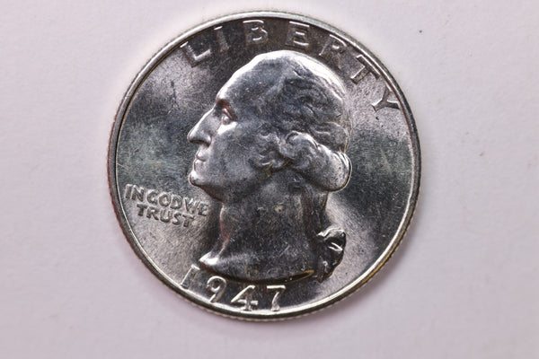 1947-D Washington Silver Quarter, Affordable Collectible Coins. Sale #035334