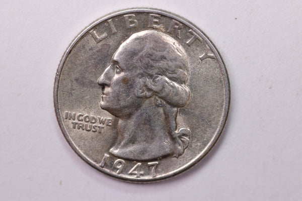 1947-D Washington Silver Quarter, Affordable Collectible Coins. Sale #035335