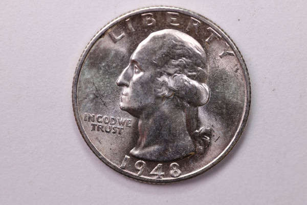 1948-S Washington Silver Quarter, Affordable Collectible Coins. Sale #035342