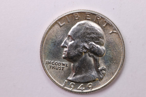 1949 Washington Silver Quarter, Affordable Collectible Coins. Sale #035344