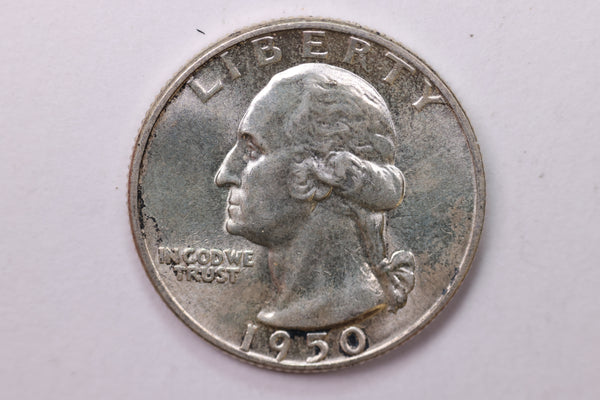 1950 Washington Silver Quarter, Affordable Collectible Coins. Sale #035350