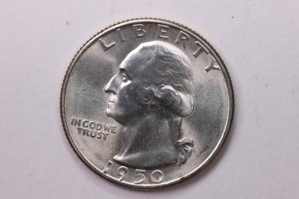 1950-S Washington Silver Quarter, Affordable Collectible Coins. Sale #035352