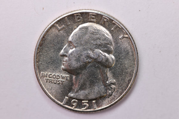 1951 Washington Silver Quarter, Affordable Collectible Coins. Sale #035354