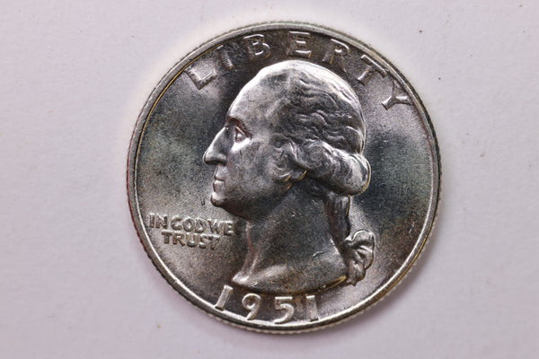 1951-D Washington Silver Quarter, Affordable Collectible Coins. Sale #035356