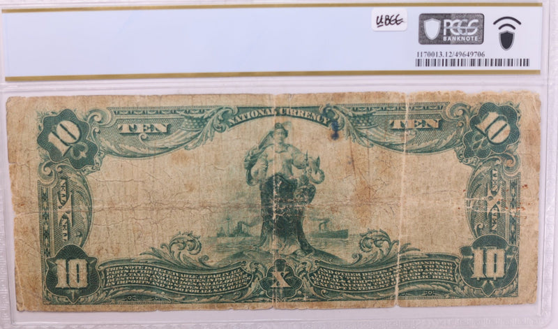 1902 $10., National Currency., "Roswell, N.M."., PCGS Fine-12., Store