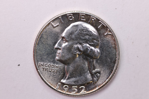 1952 Washington Silver Quarter, Affordable Collectible Coins. Sale #035361